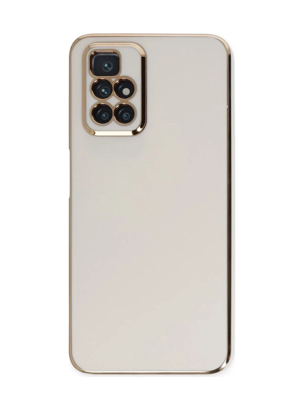 Xiaomi Redmi 10 2022 Uyumlu Kılıf Volet Silikon - Beyaz Belirtilmemiş