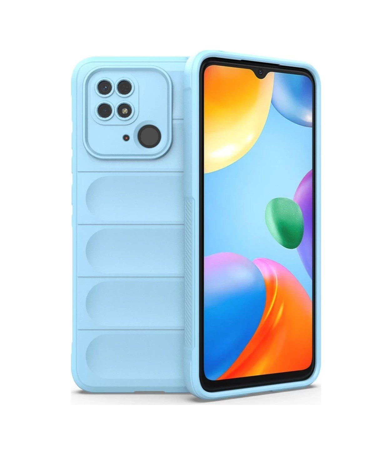 Xiaomi Redmi 10c Uyumlu Kılıf Optimum Silikon - Sky Blue Belirtilmemiş