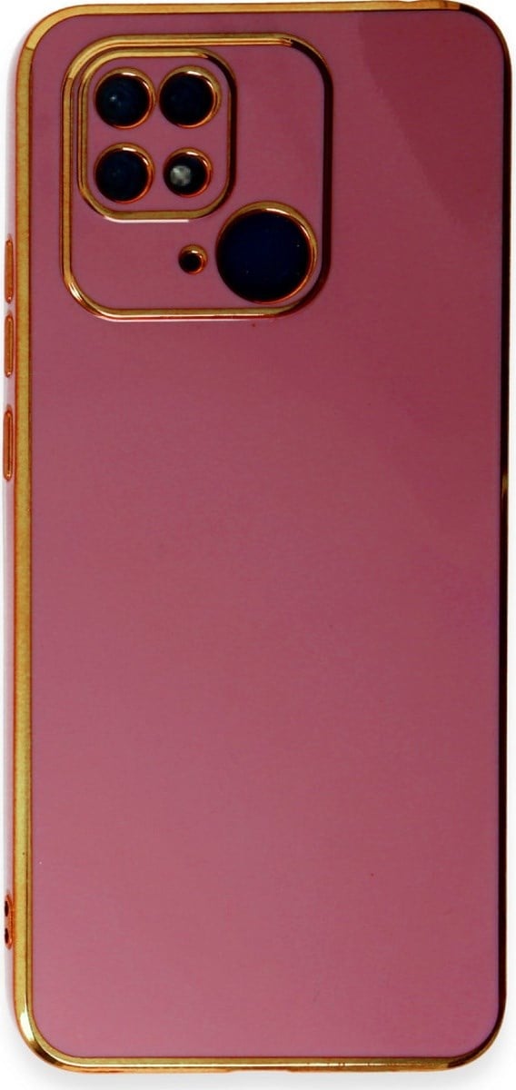 Xiaomi Redmi 10c Uyumlu Kılıf Volet Silikon - Kırmızı Belirtilmemiş
