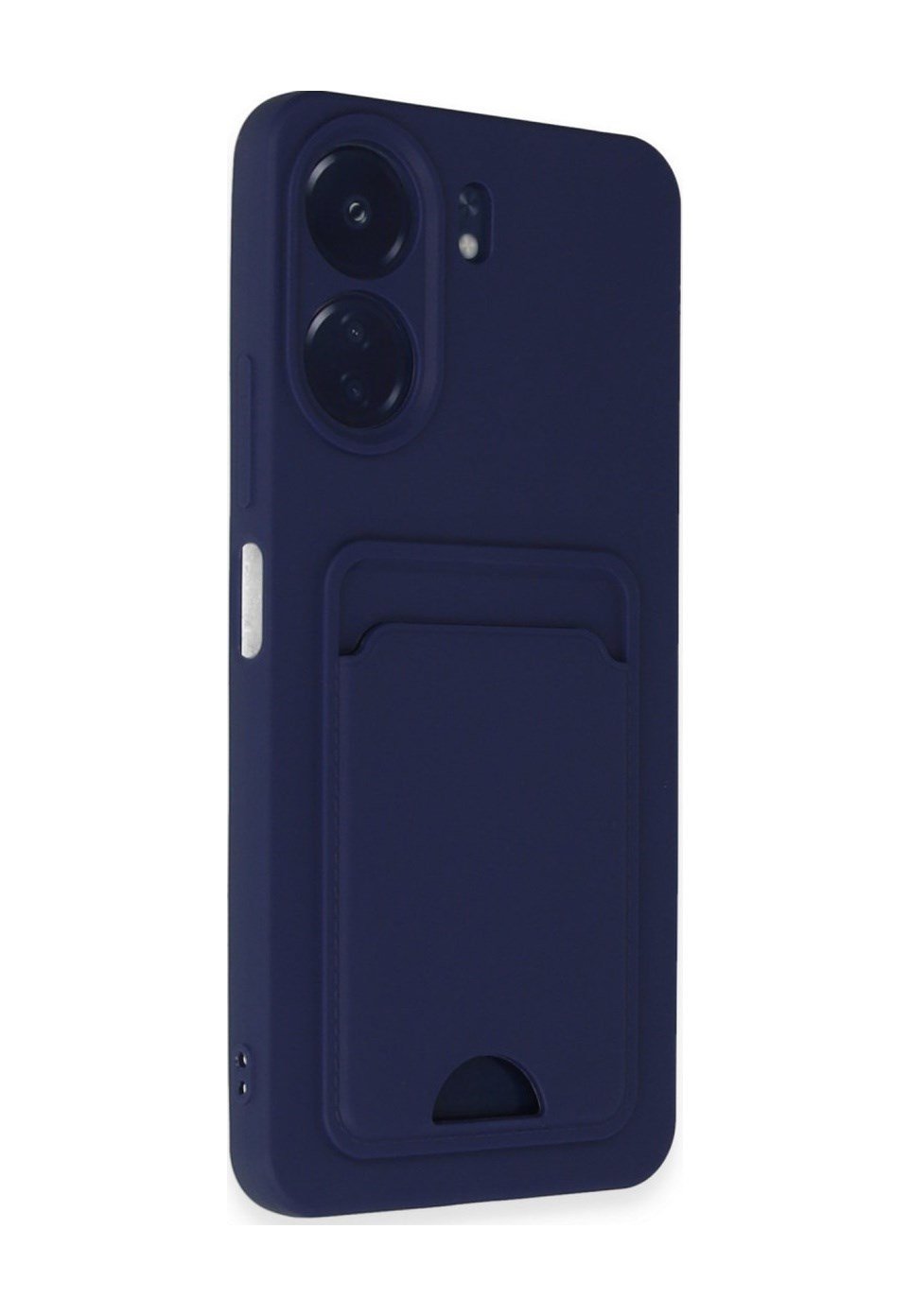 Xiaomi Redmi 13c Uyumlu Kılıf Kelvin Kartvizitli Silikon - Lacivert Belirtilmemiş