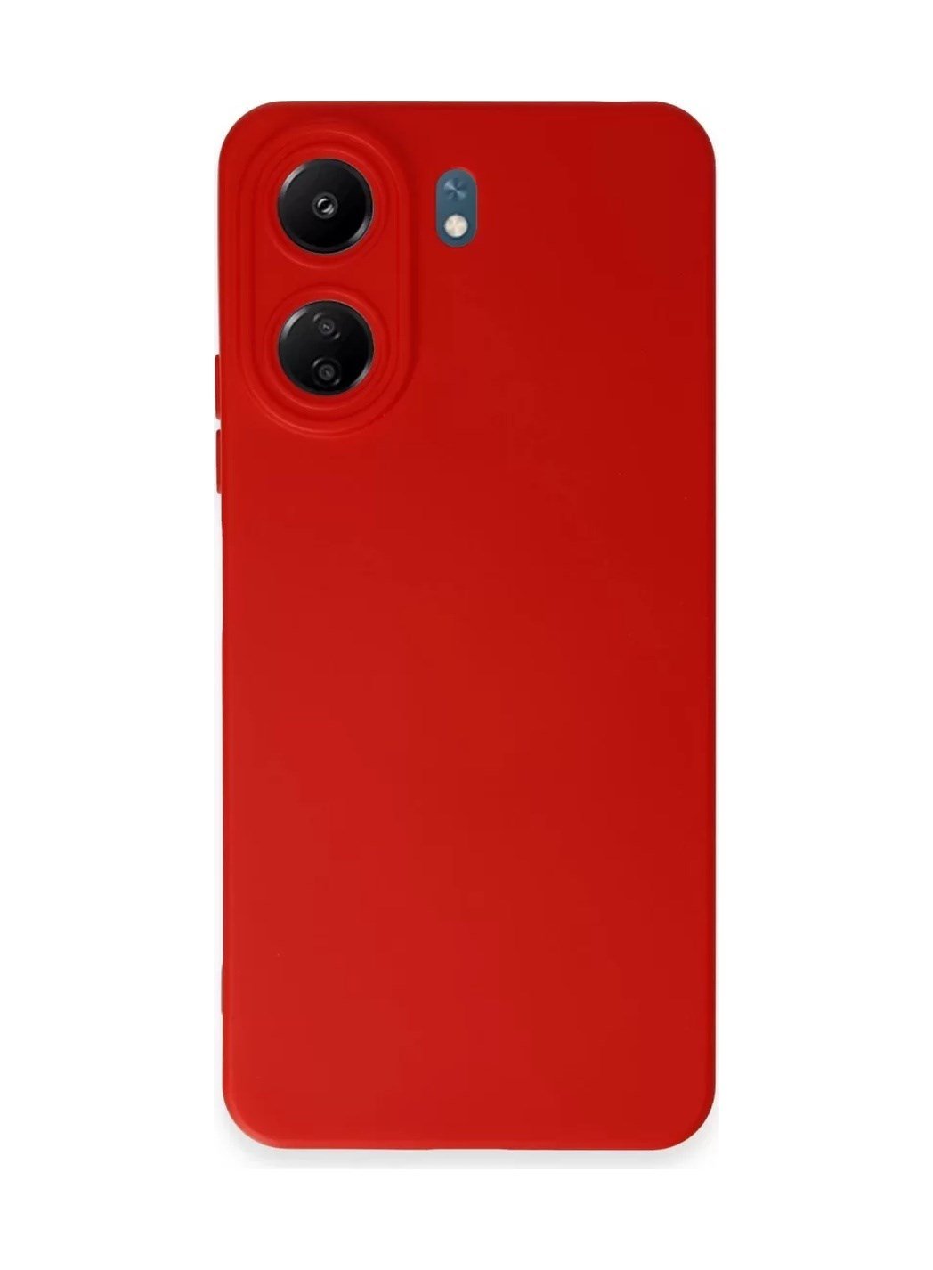 Xiaomi Redmi 13c Uyumlu Kılıf Nano İçi Kadife Silikon - Kırmızı Belirtilmemiş
