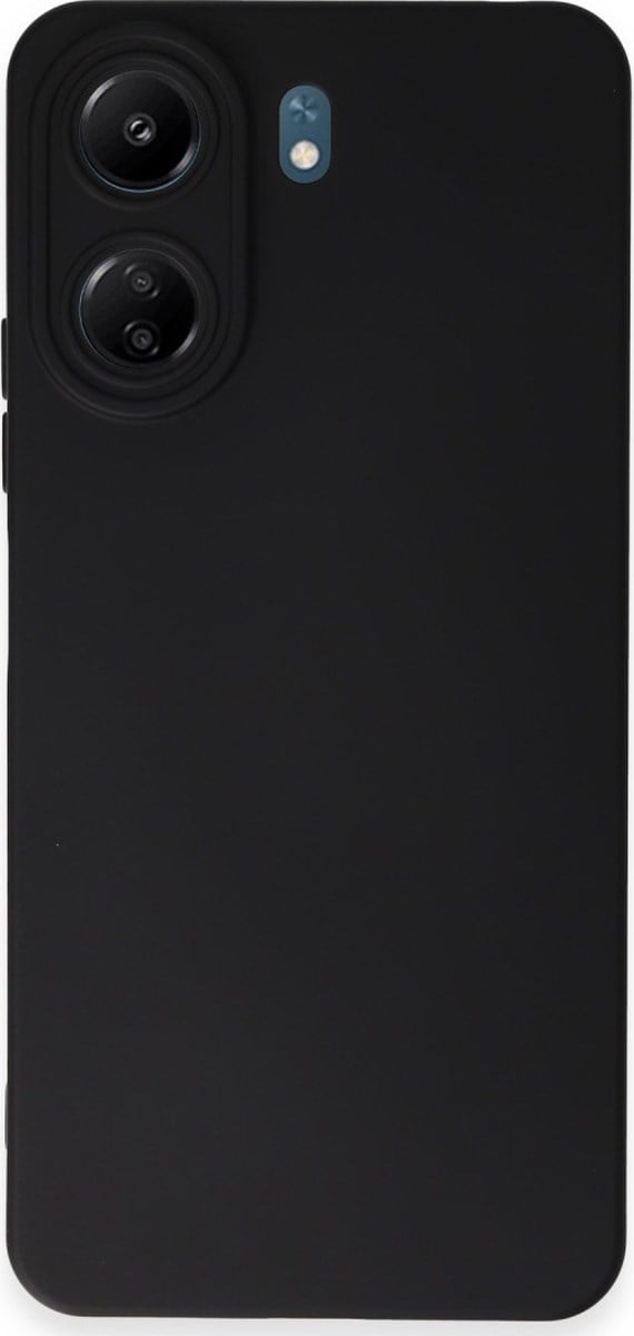 Xiaomi Redmi 13c Uyumlu Kılıf Nano İçi Kadife Silikon - Siyah Belirtilmemiş