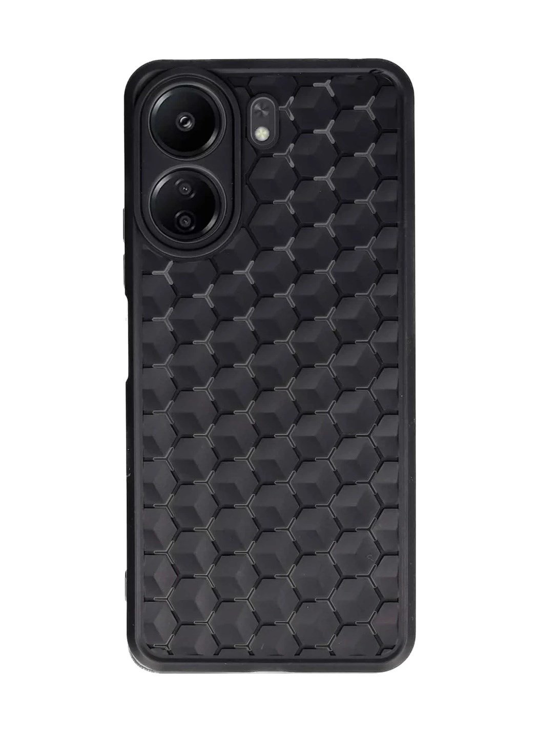 Xiaomi Redmi 13c Uyumlu Kılıf Petek Silikon Kapak - Siyah Belirtilmemiş
