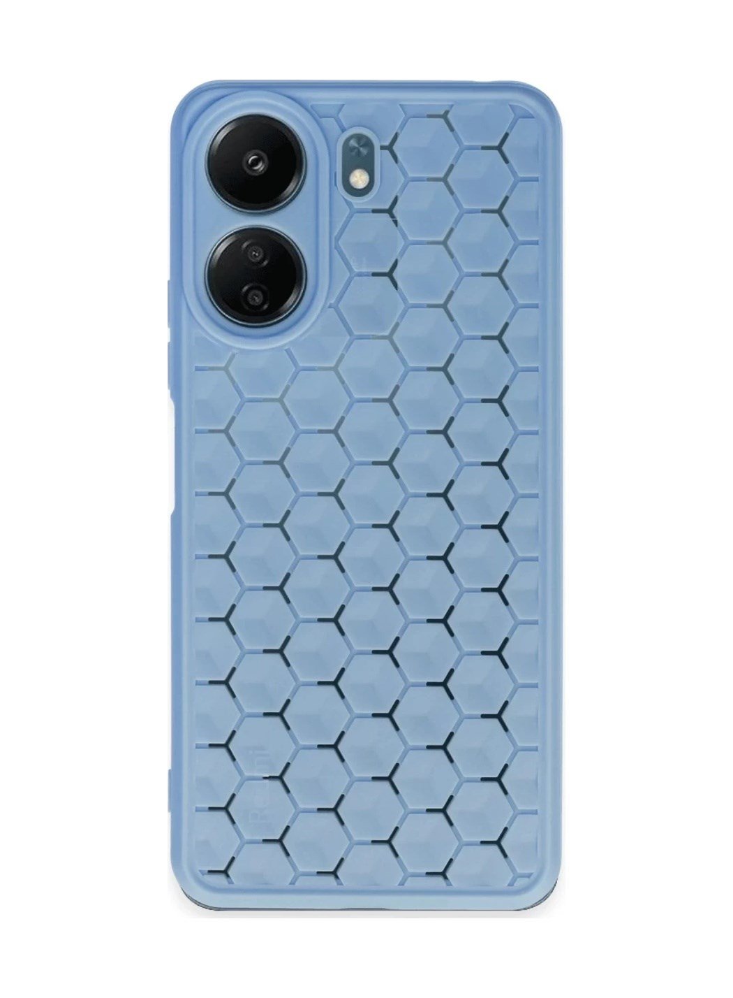 Xiaomi Redmi 13c Uyumlu Kılıf Petek Silikon Kapak - Mavi Belirtilmemiş