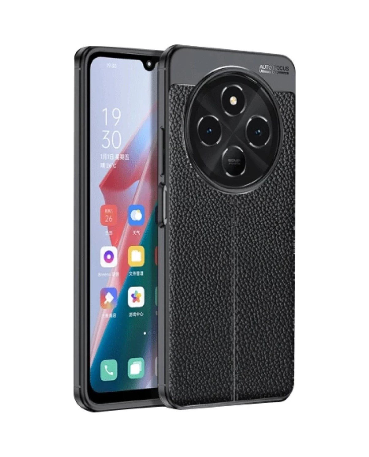 Xiaomi Redmi 14c Uyumlu Kılıf Auto Focus Kapak - Siyah Belirtilmemiş