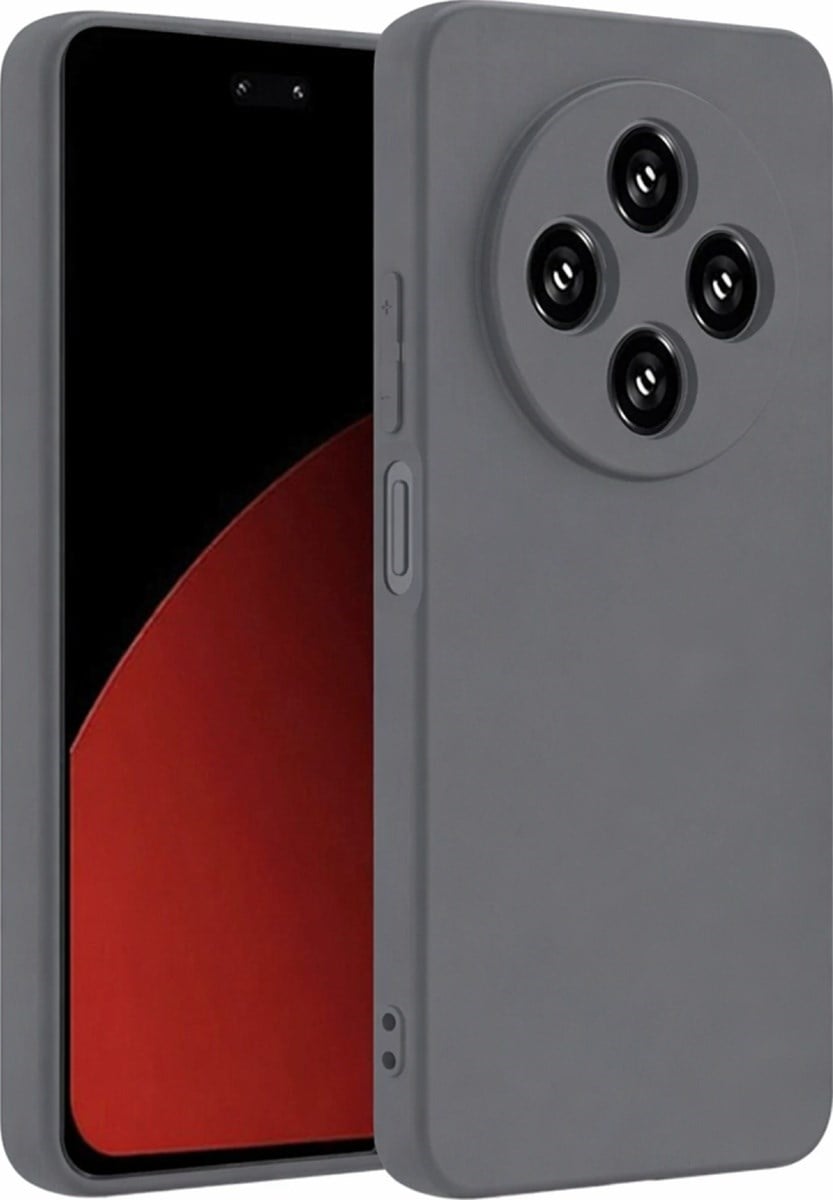 Xiaomi Redmi 14c Uyumlu Kılıf First Silikon - Gri Belirtilmemiş