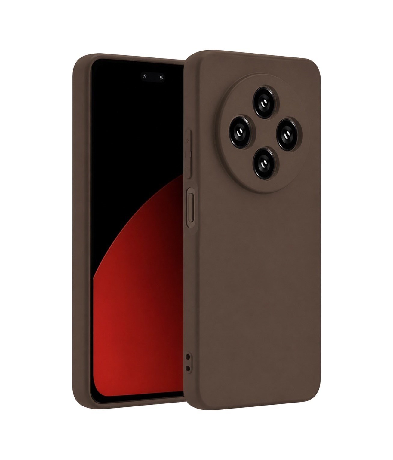 Xiaomi Redmi 14c Uyumlu Kılıf First Silikon - Kahverengi Belirtilmemiş