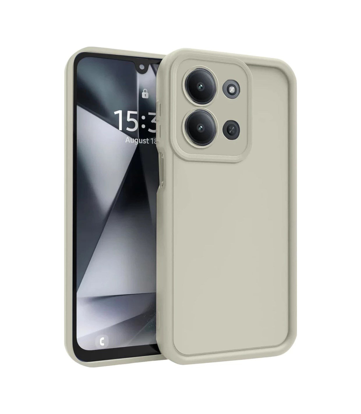 Xiaomi Redmi 15c 4g Uyumlu Viera Silikon - Krem Belirtilmemiş