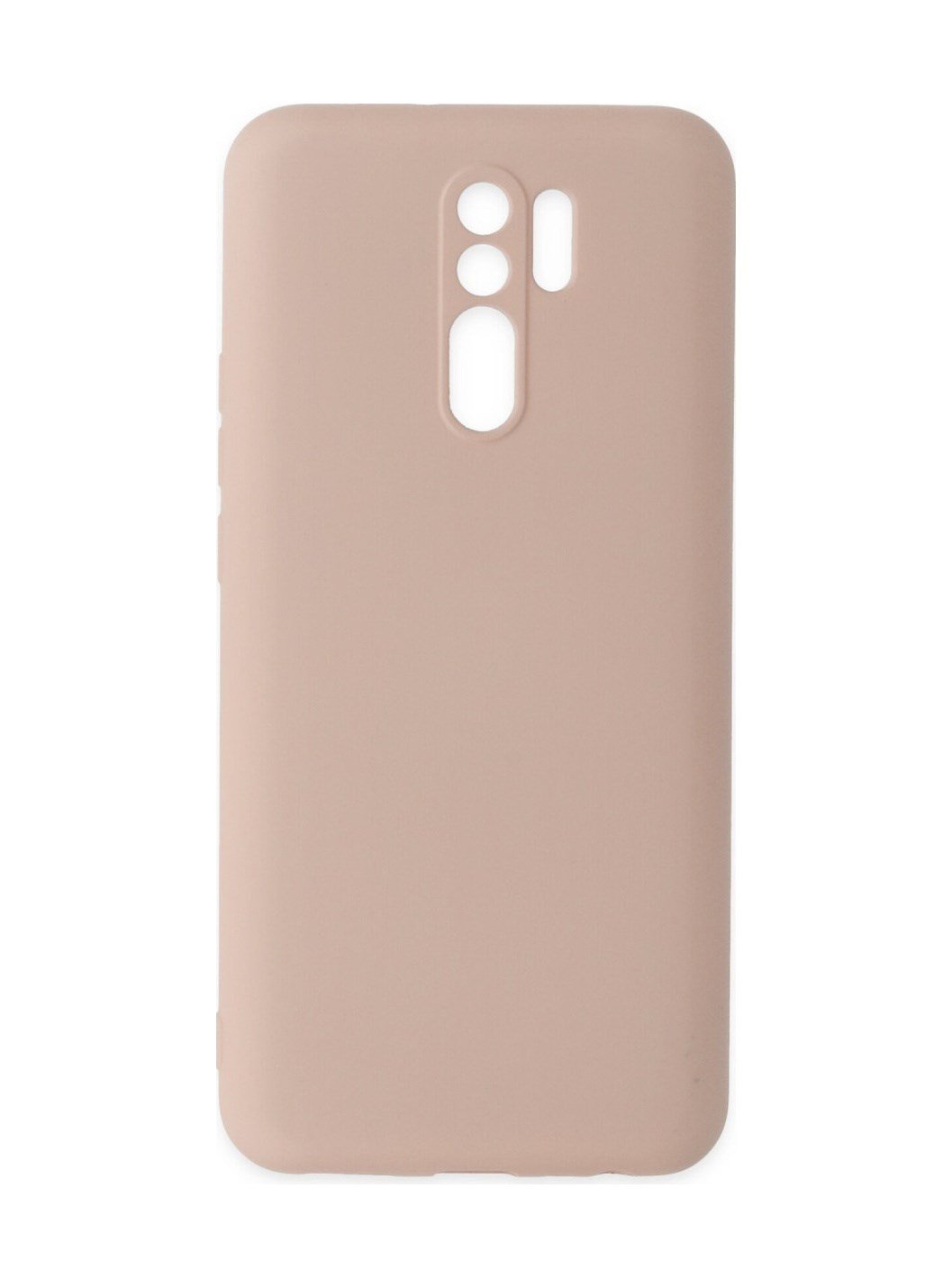 Xiaomi Redmi 9 Uyumlu Kılıf Nano İçi Kadife Silikon - Pudra Belirtilmemiş