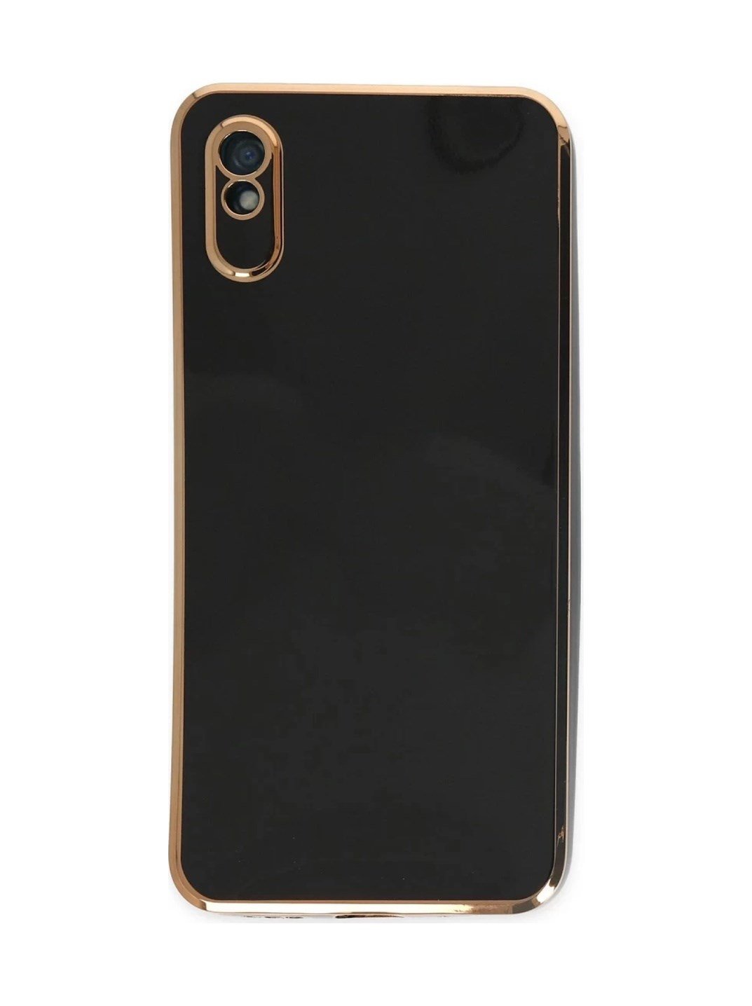 Xiaomi Redmi 9a Uyumlu Kılıf Volet Silikon - Siyah Belirtilmemiş