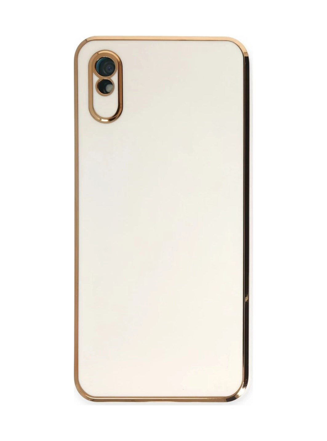 Xiaomi Redmi 9a Uyumlu Kılıf Volet Silikon - Beyaz Belirtilmemiş