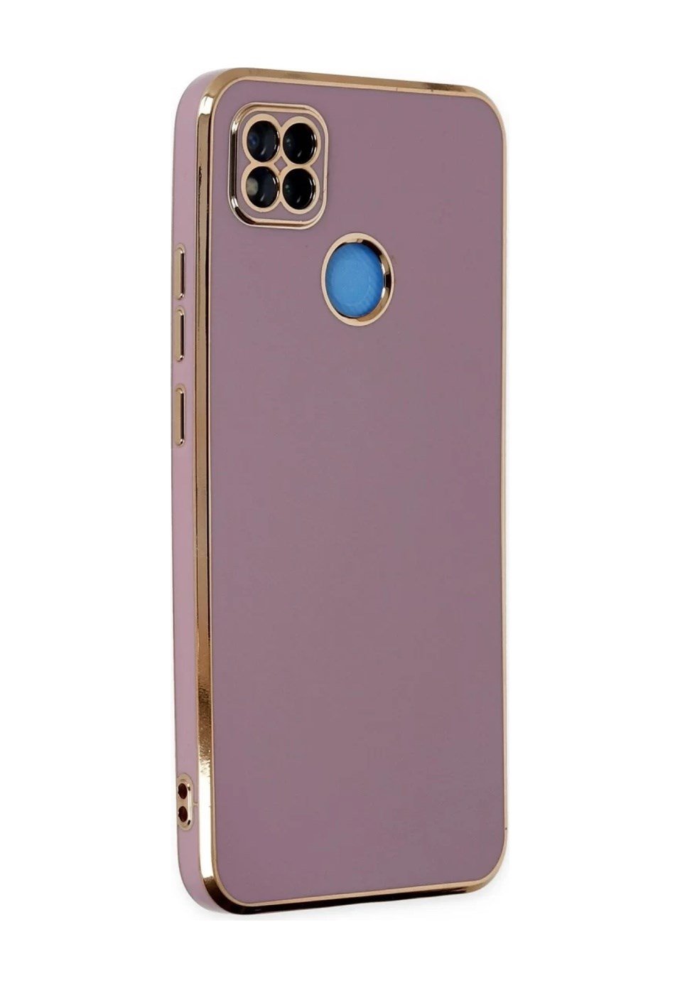 Xiaomi Redmi 9c Uyumlu Kılıf Volet Silikon - Mor Belirtilmemiş