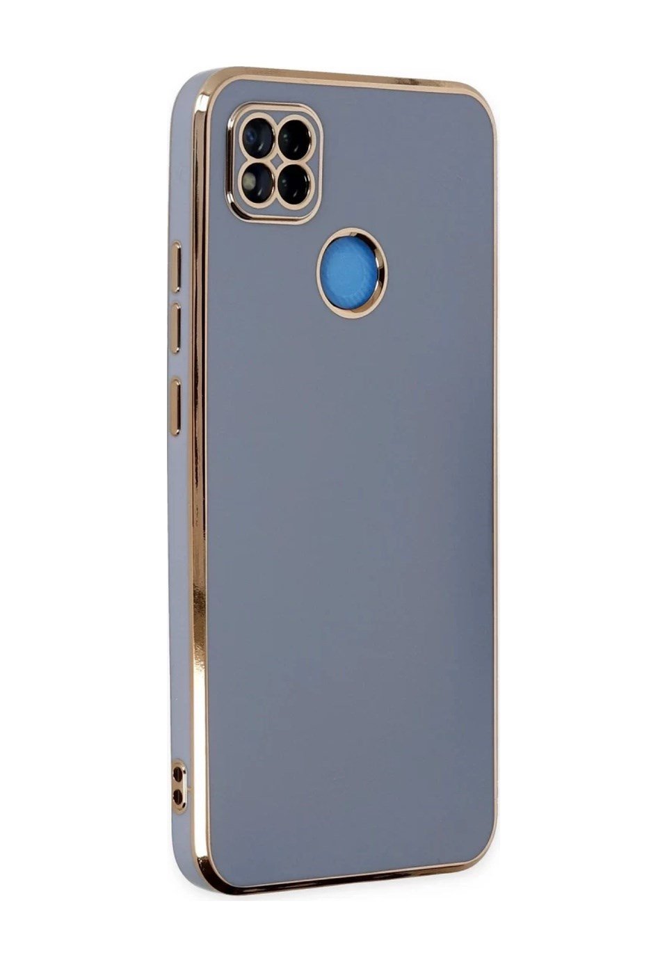 Xiaomi Redmi 9c Uyumlu Kılıf Volet Silikon - Mavi Belirtilmemiş