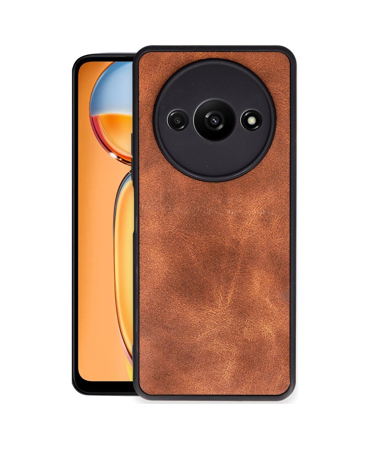 Xiaomi Redmi A3 4g Uyumlu Kılıf Aras Deri Kapak - Taba Belirtilmemiş