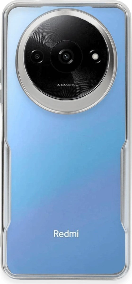 Xiaomi Redmi A3 4g Uyumlu Kılıf Boyi Silikon Kapak - Gümüş Belirtilmemiş