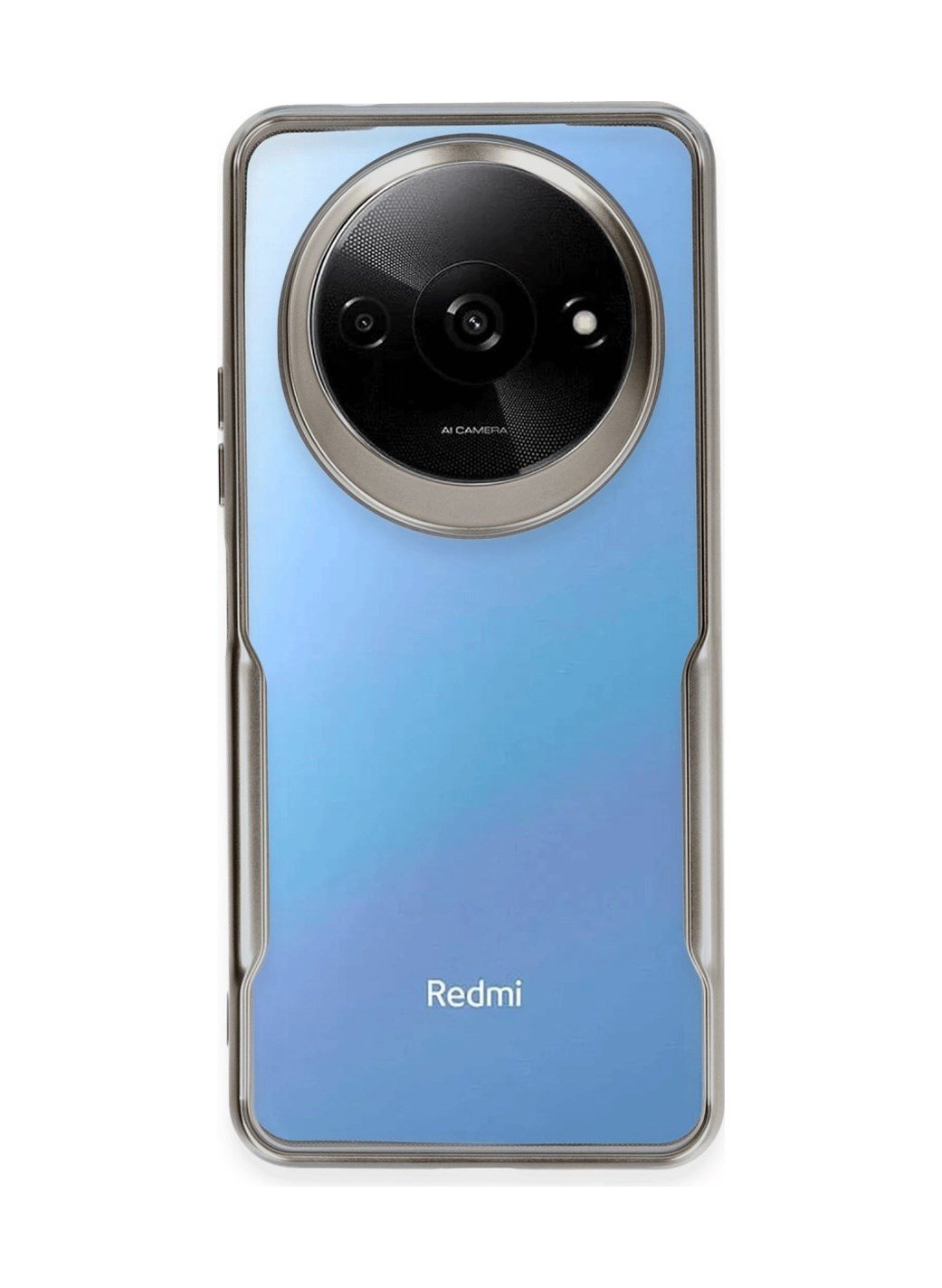 Xiaomi Redmi A3 4g Uyumlu Kılıf Boyi Silikon Kapak - Titan Gri Belirtilmemiş