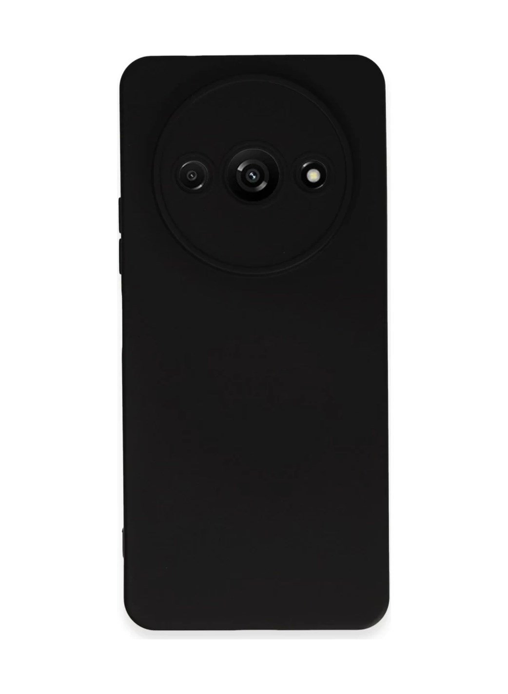 Xiaomi Redmi A3 4g Uyumlu Kılıf Nano İçi Kadife Silikon - Siyah Belirtilmemiş