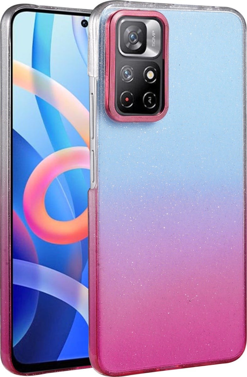 Xiaomi Redmi Note 11 Pro Uyumlu Glossy Kapak - Pembe Belirtilmemiş