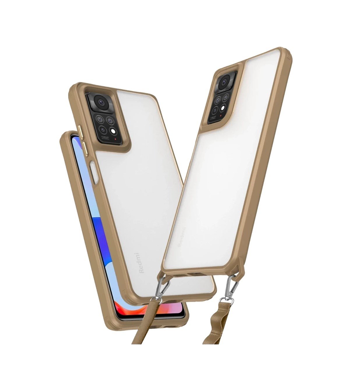 Xiaomi Redmi Note 11 Pro Uyumlu Kılıf Penta Silikon Kılıf - Çöl Titanyum Belirtilmemiş