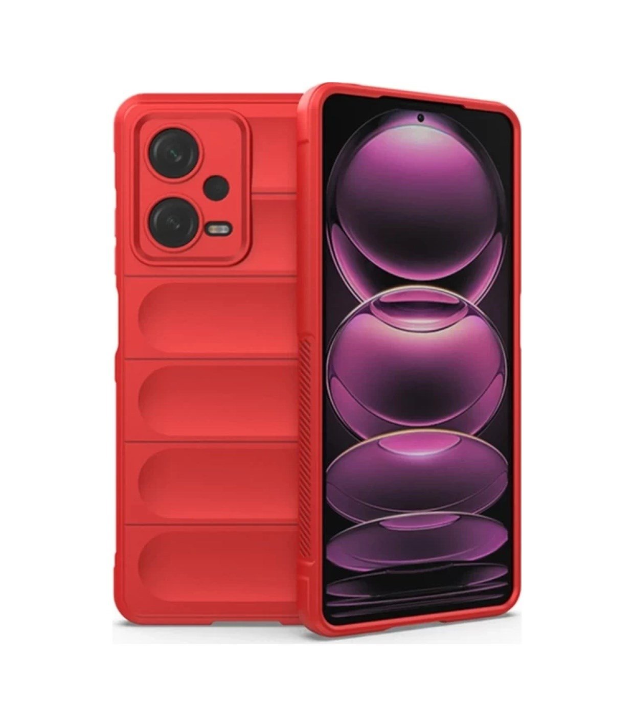 Xiaomi Redmi Note 12 4g Uyumlu Kılıf Optimum Silikon - Kırmızı Belirtilmemiş