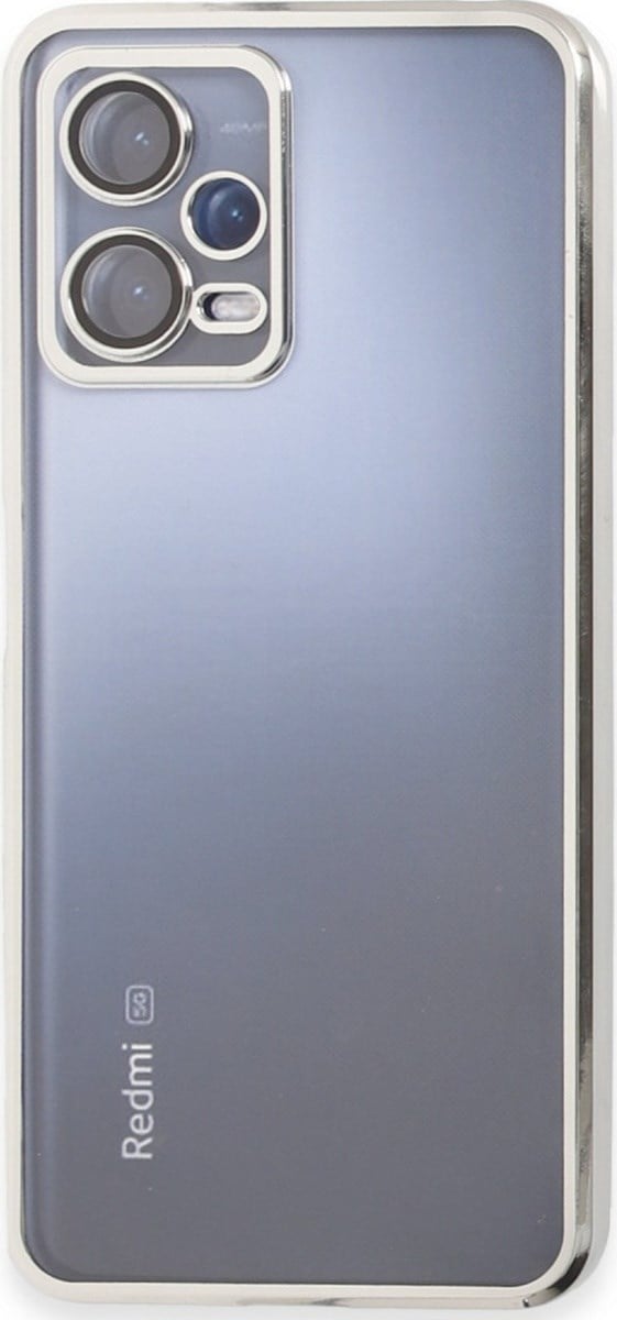 Xiaomi Redmi Note 12 5g Uyumlu Kılıf Lensli Silikon - Gold Belirtilmemiş