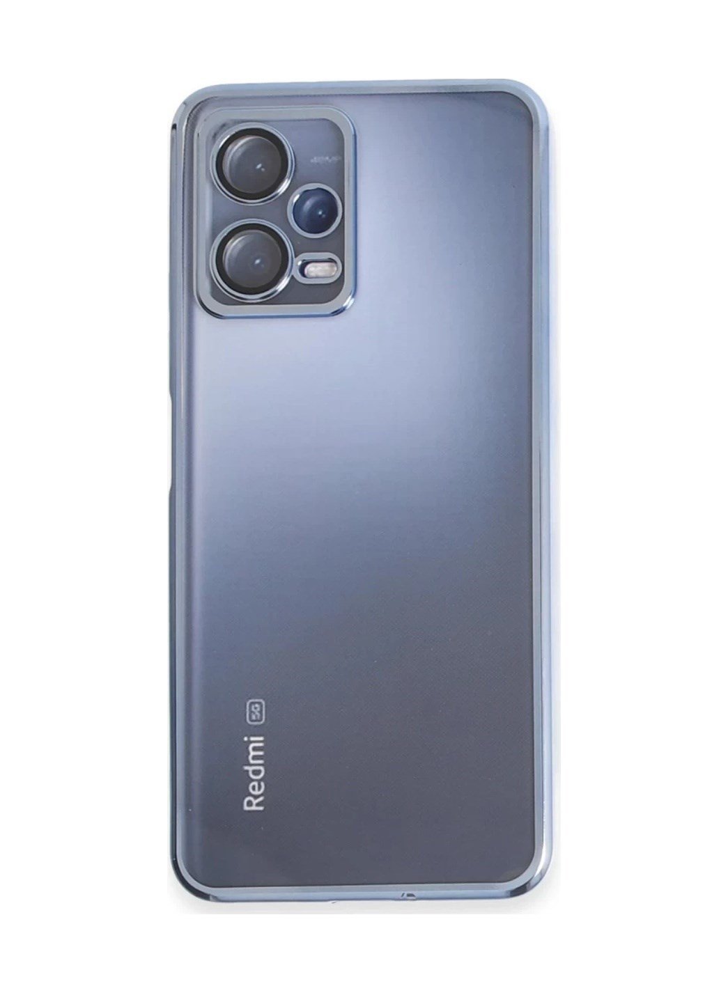 Xiaomi Redmi Note 12 5g Uyumlu Kılıf Lensli Silikon - Açık Mavi Belirtilmemiş