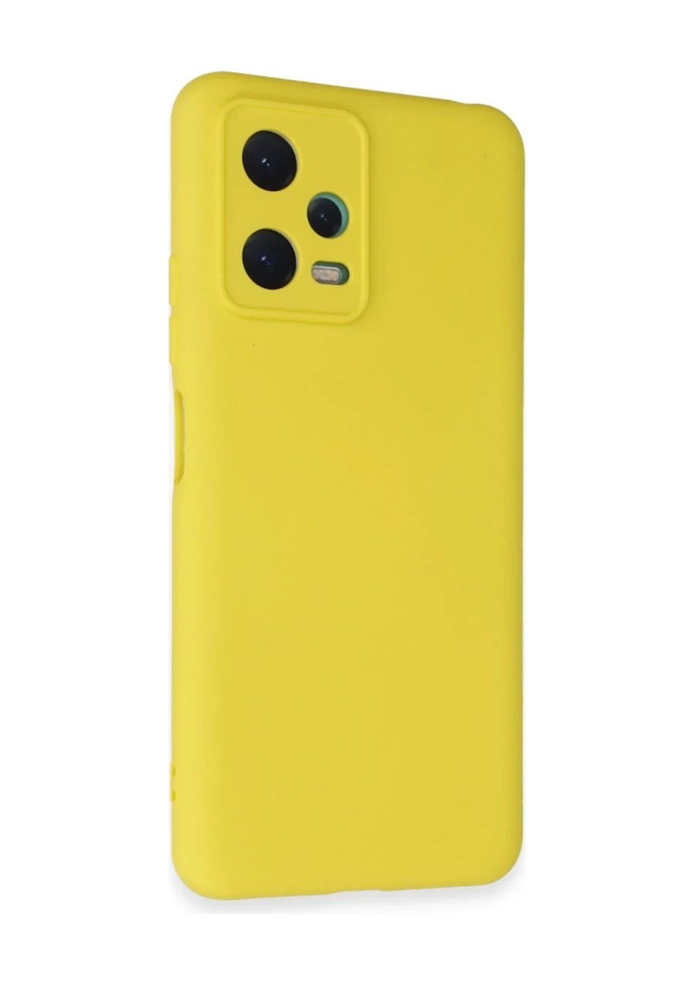 Xiaomi Redmi Note 12 5g Uyumlu Kılıf Nano İçi Kadife Silikon - Sarı Belirtilmemiş