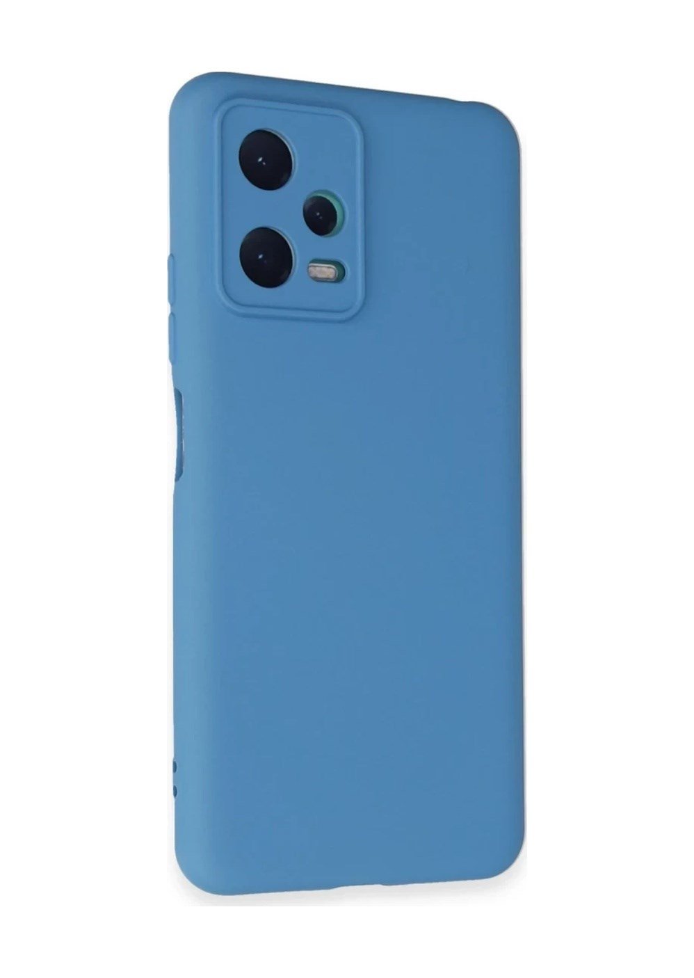 Xiaomi Redmi Note 12 5g Uyumlu Kılıf Nano İçi Kadife Silikon - Mavi Belirtilmemiş