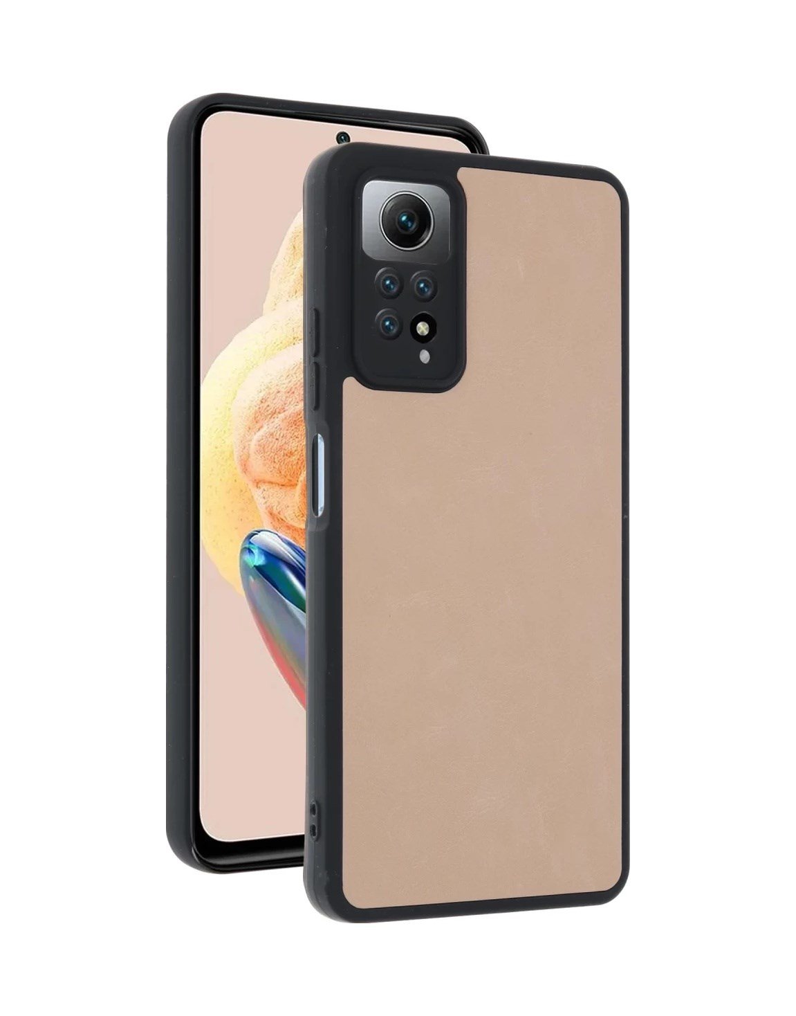 Xiaomi Redmi Note 12 Pro 4g Uyumlu Kılıf Aras Deri Kapak - Pudra Belirtilmemiş