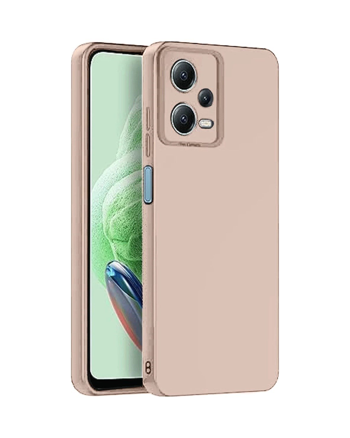 Xiaomi Redmi Note 12 Pro 5g Uyumlu Kılıf Nano İçi Kadife Silikon - Pudra Belirtilmemiş