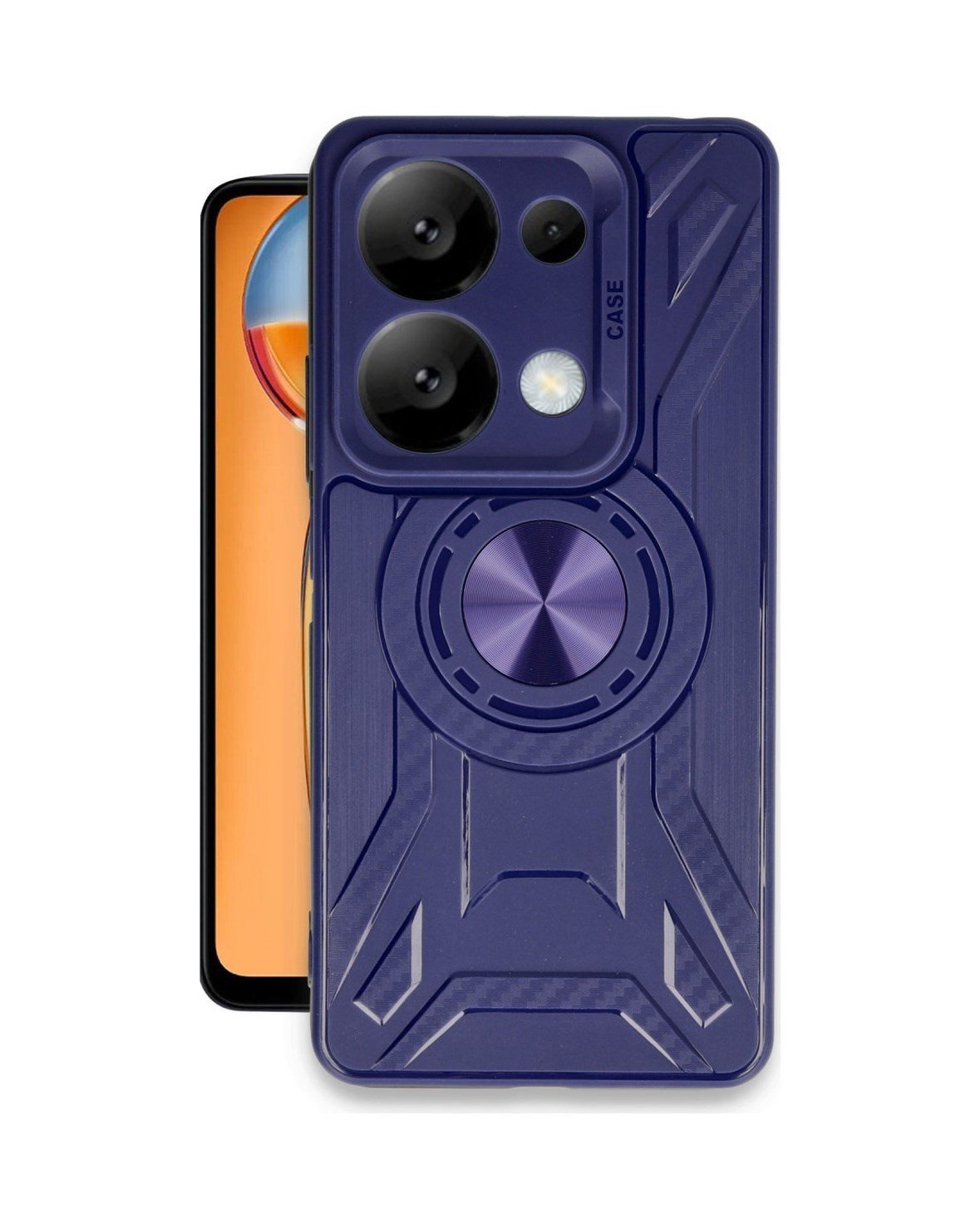 Xiaomi Redmi Note 13 4g Uyumlu Kılıf Lincoln Silikon - Lacivert Belirtilmemiş