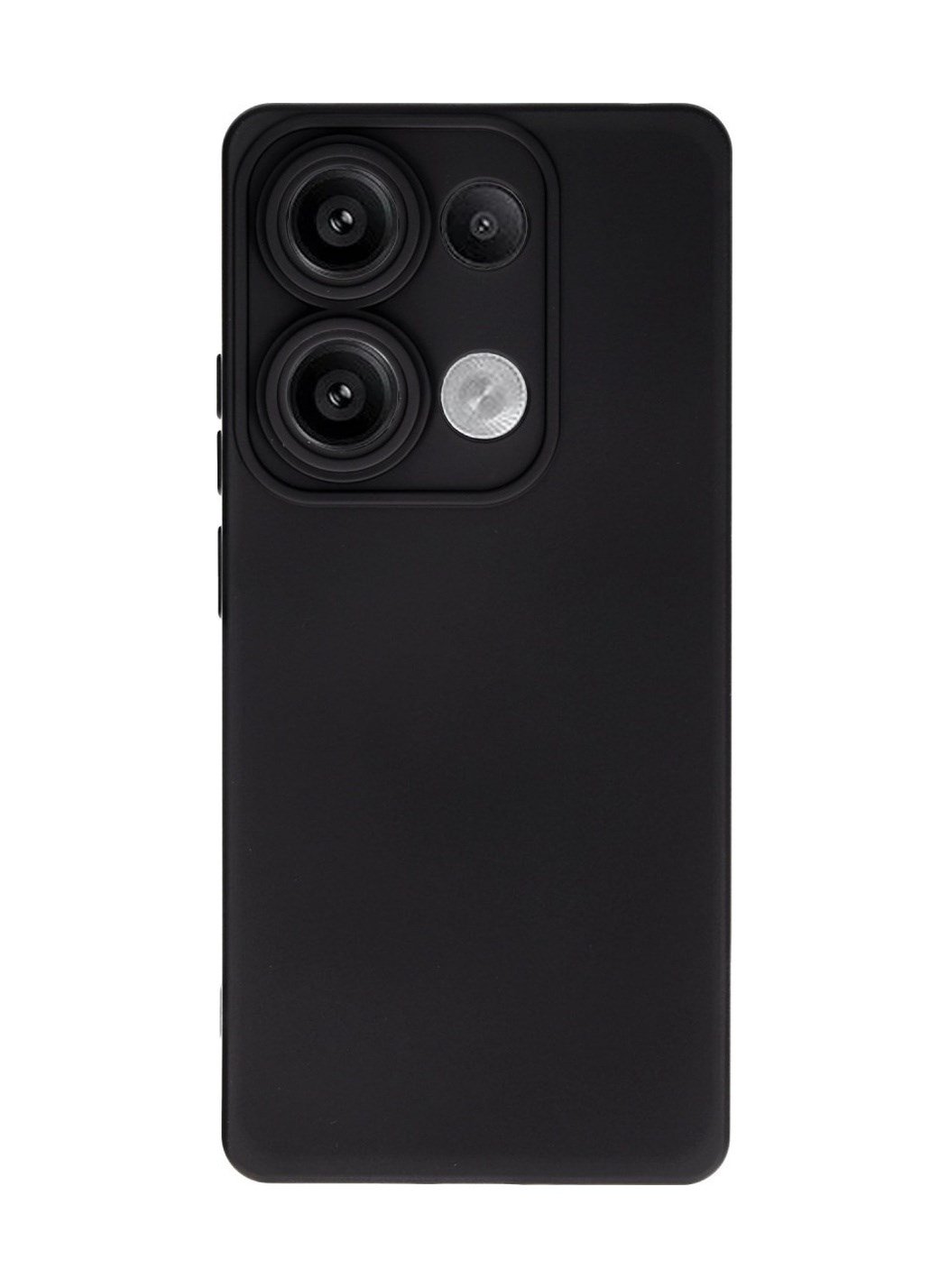 Xiaomi Redmi Note 13 4g Uyumlu Kılıf Nano İçi Kadife Silikon - Siyah Belirtilmemiş