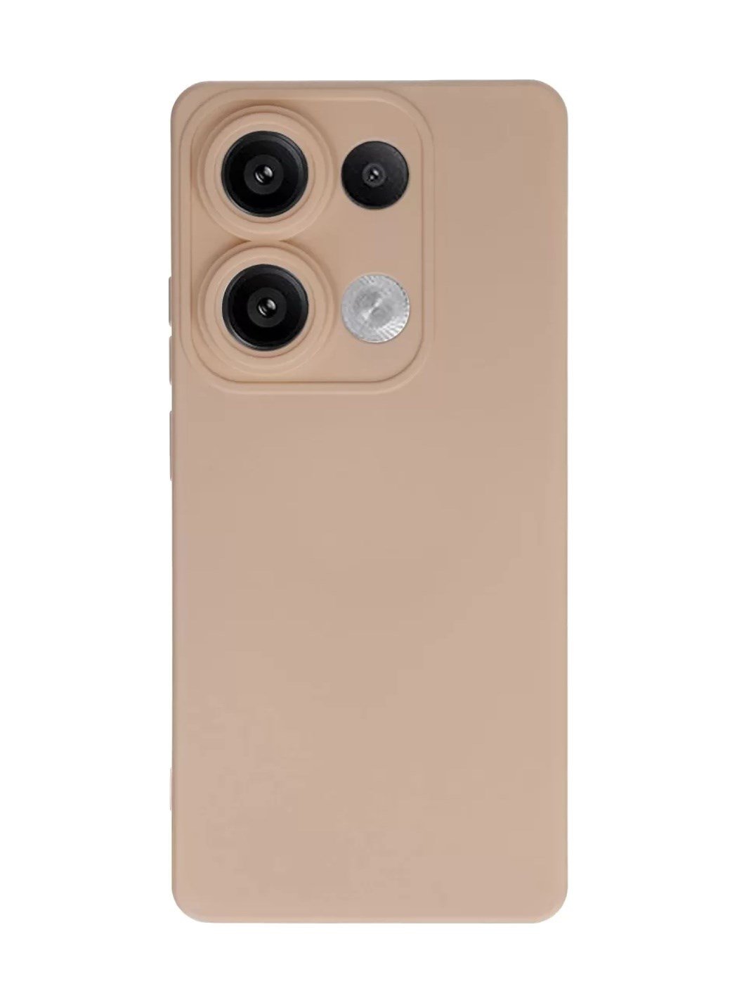 Xiaomi Redmi Note 13 4g Uyumlu Kılıf Nano İçi Kadife Silikon - Pudra Belirtilmemiş