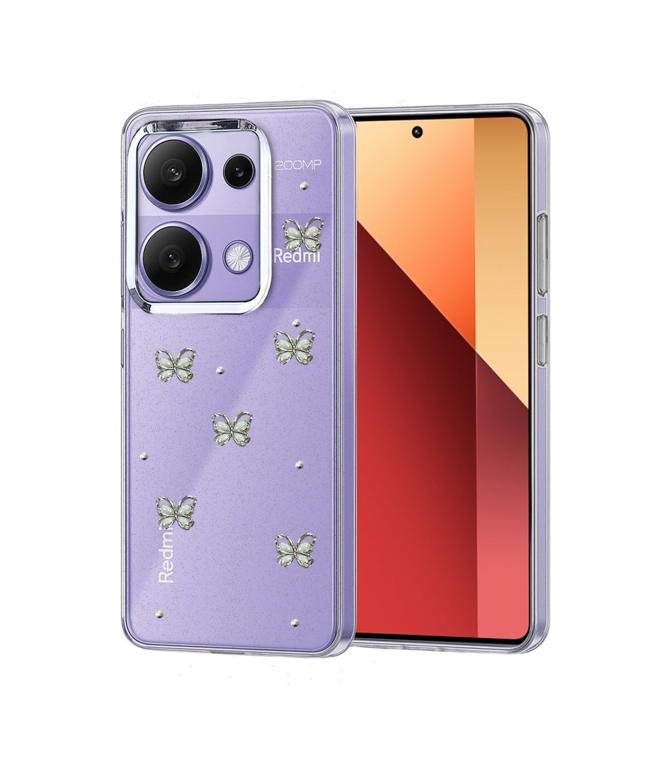 Xiaomi Redmi Note 13 Pro 4g Uyumlu Fiyonk Desenli Kapak - Desen 9 Belirtilmemiş