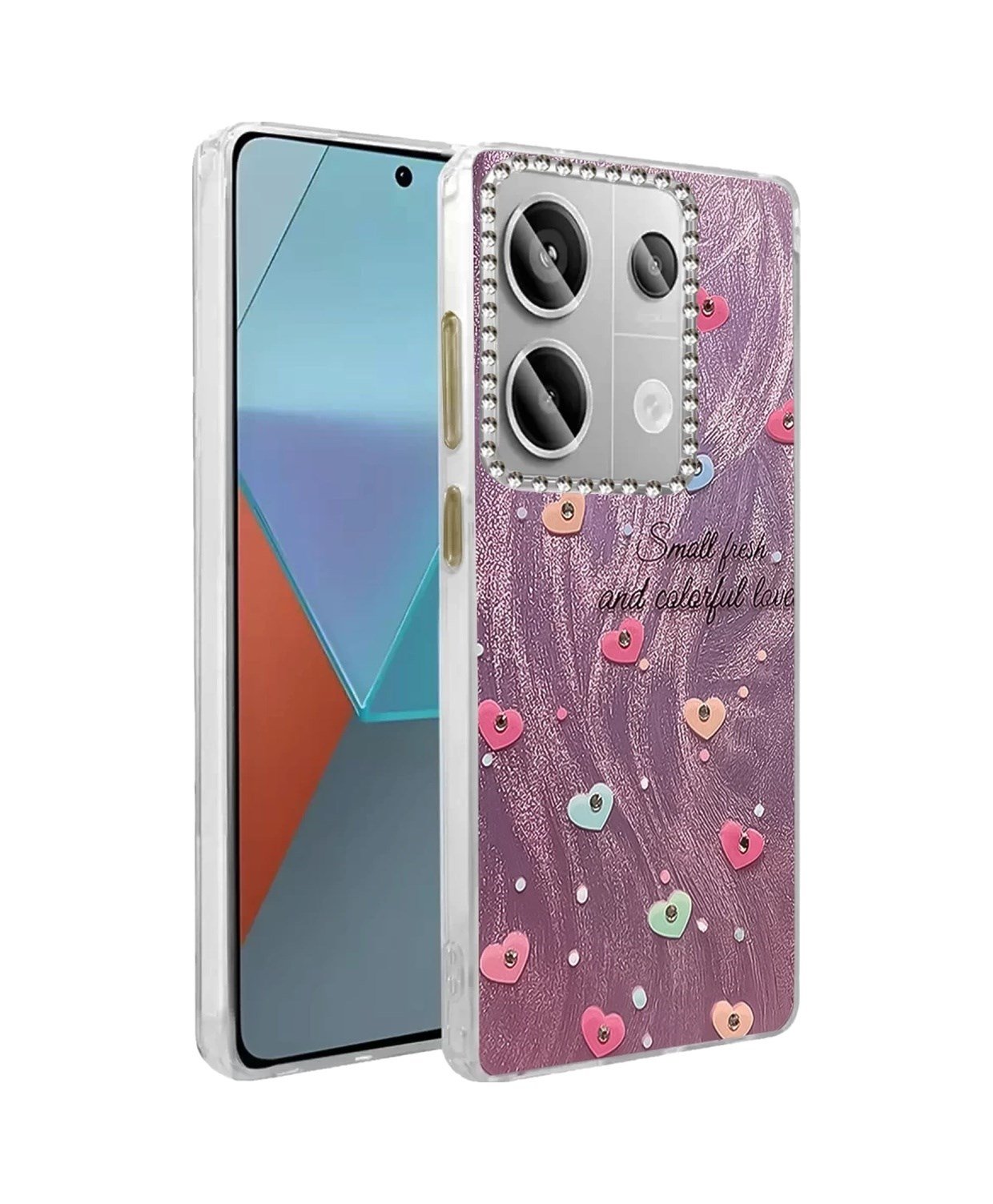 Xiaomi Redmi Note 13 Pro 4g Uyumlu Kılıf Blade Aynalı Desenli Kapak - Desen 8 Belirtilmemiş