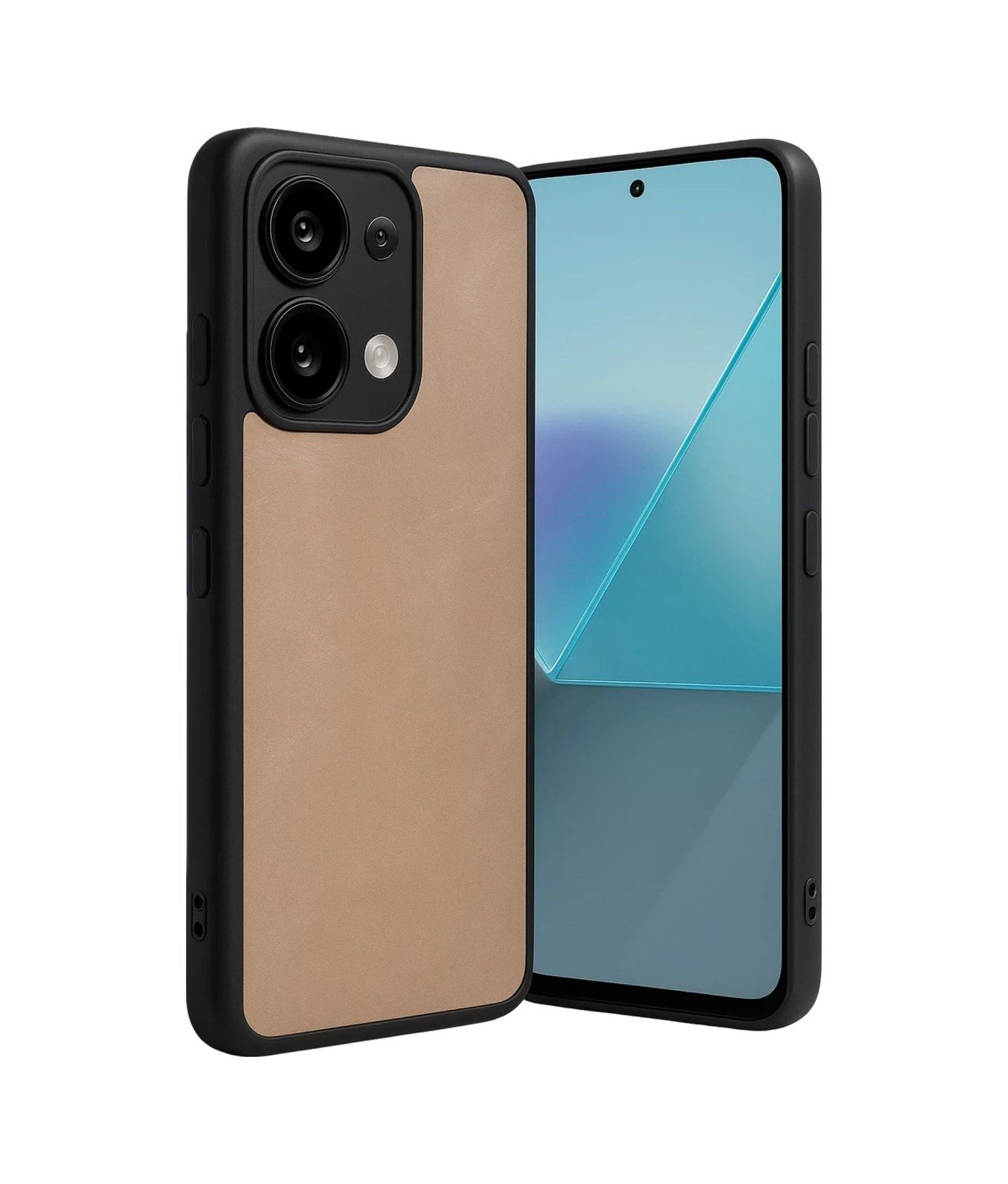 Xiaomi Redmi Note 13 Pro 4g Uyumlu Kılıf Aras Deri Kapak - Pudra Belirtilmemiş