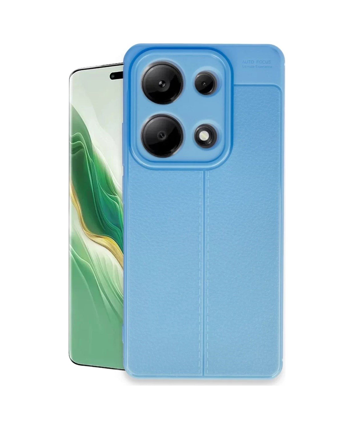 Xiaomi Redmi Note 13 Pro 4g Uyumlu Kılıf Auto Focus Kapak - Mavi Belirtilmemiş