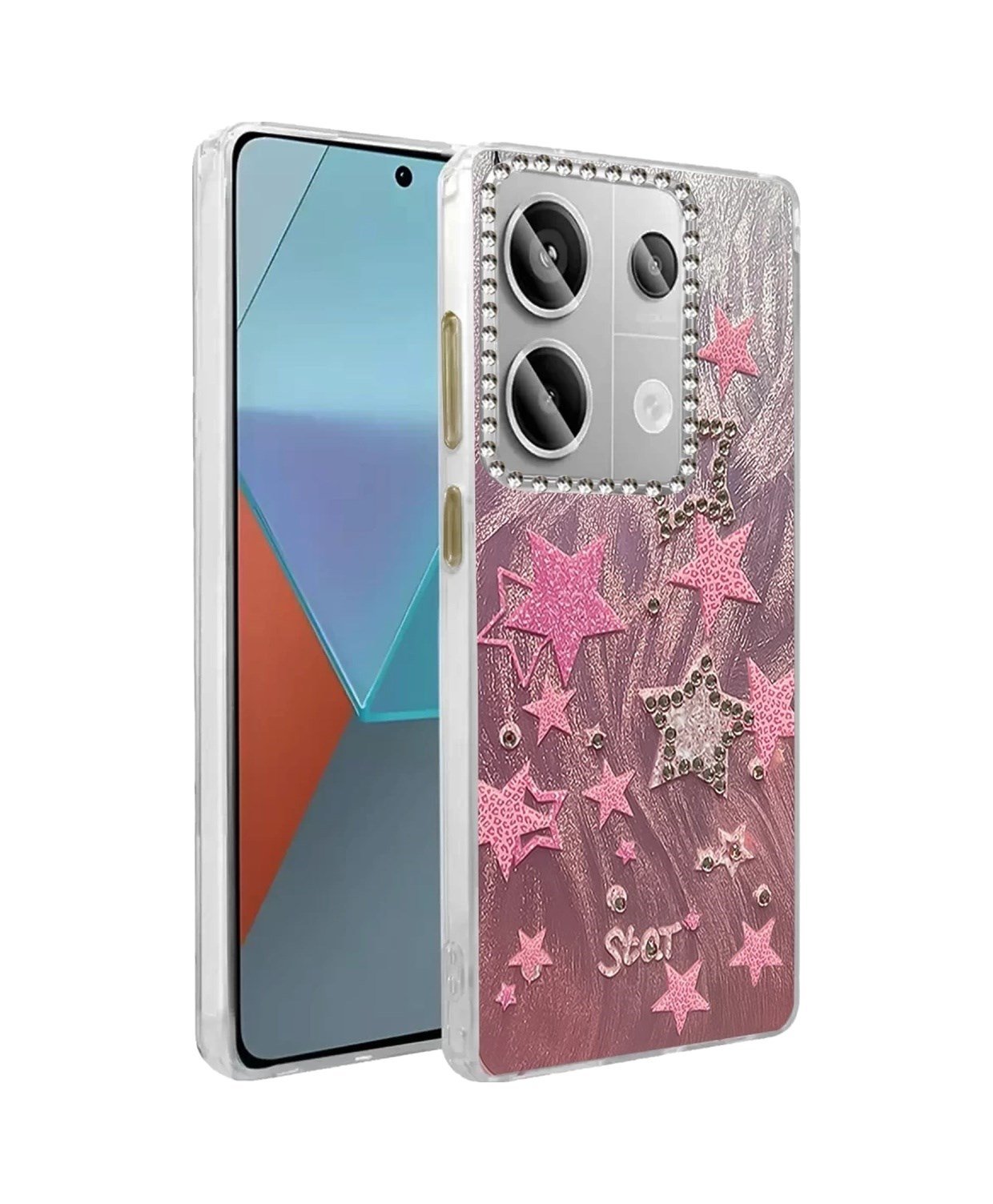 Xiaomi Redmi Note 13 Pro 4g Uyumlu Kılıf Blade Aynalı Desenli Kapak - Desen 7 Belirtilmemiş