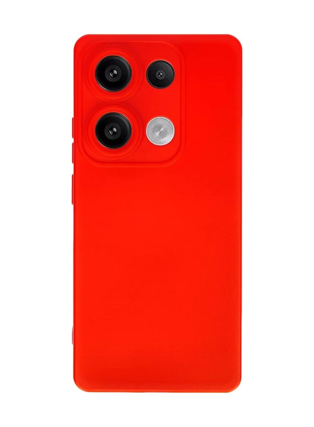 Xiaomi Redmi Note 13 Pro 4g Uyumlu Kılıf Nano İçi Kadife Silikon - Kırmızı Belirtilmemiş