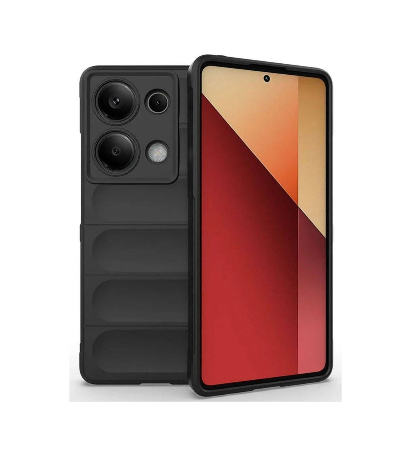 Xiaomi Redmi Note 13 Pro 4g Uyumlu Kılıf Optimum Silikon - Siyah Belirtilmemiş
