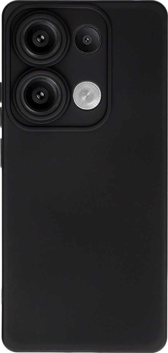 Xiaomi Redmi Note 13 Pro 4g Uyumlu Kılıf Nano İçi Kadife Silikon - Siyah Belirtilmemiş