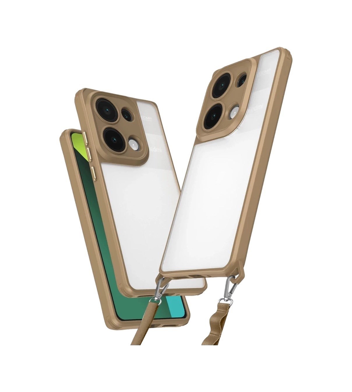 Xiaomi Redmi Note 13 Pro 5g Uyumlu Kılıf Penta Silikon Kılıf - Çöl Titanyum Belirtilmemiş