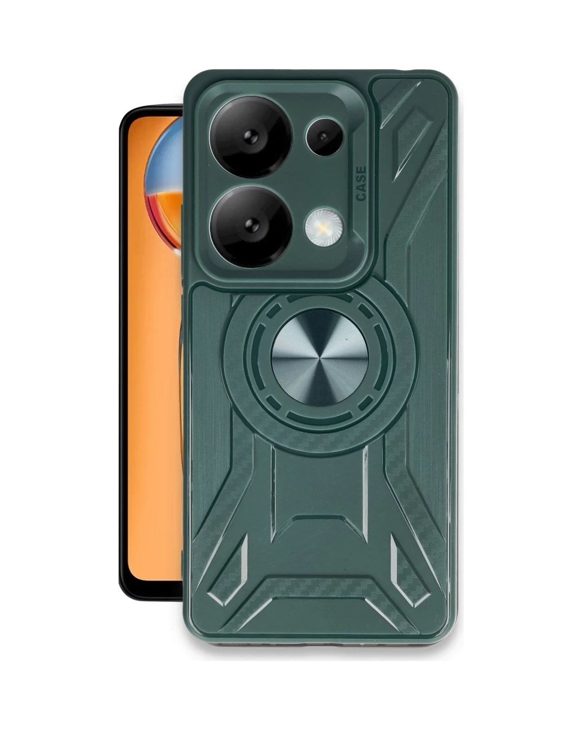 Xiaomi Redmi Note 13 Pro 5g Uyumlu Kılıf Lincoln Silikon - Koyu Yeşil Belirtilmemiş