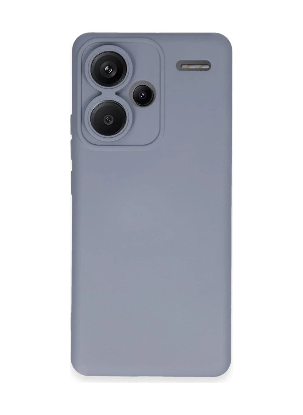 Xiaomi Redmi Note 13 Pro Plus Uyumlu Kılıf Nano İçi Kadife Silikon - Gri Belirtilmemiş