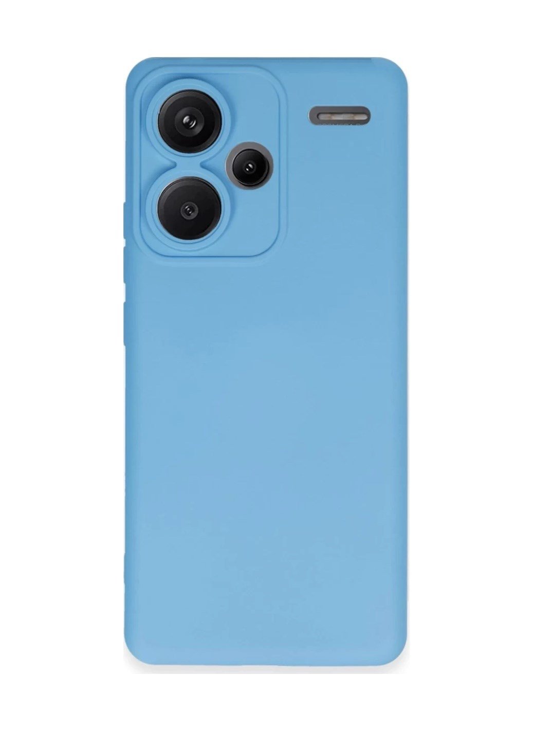 Xiaomi Redmi Note 13 Pro Plus Uyumlu Kılıf Nano İçi Kadife Silikon - Mavi Belirtilmemiş