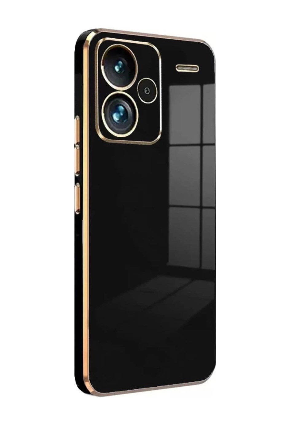Xiaomi Redmi Note 13 Pro Plus Uyumlu Kılıf Volet Silikon - Siyah Belirtilmemiş