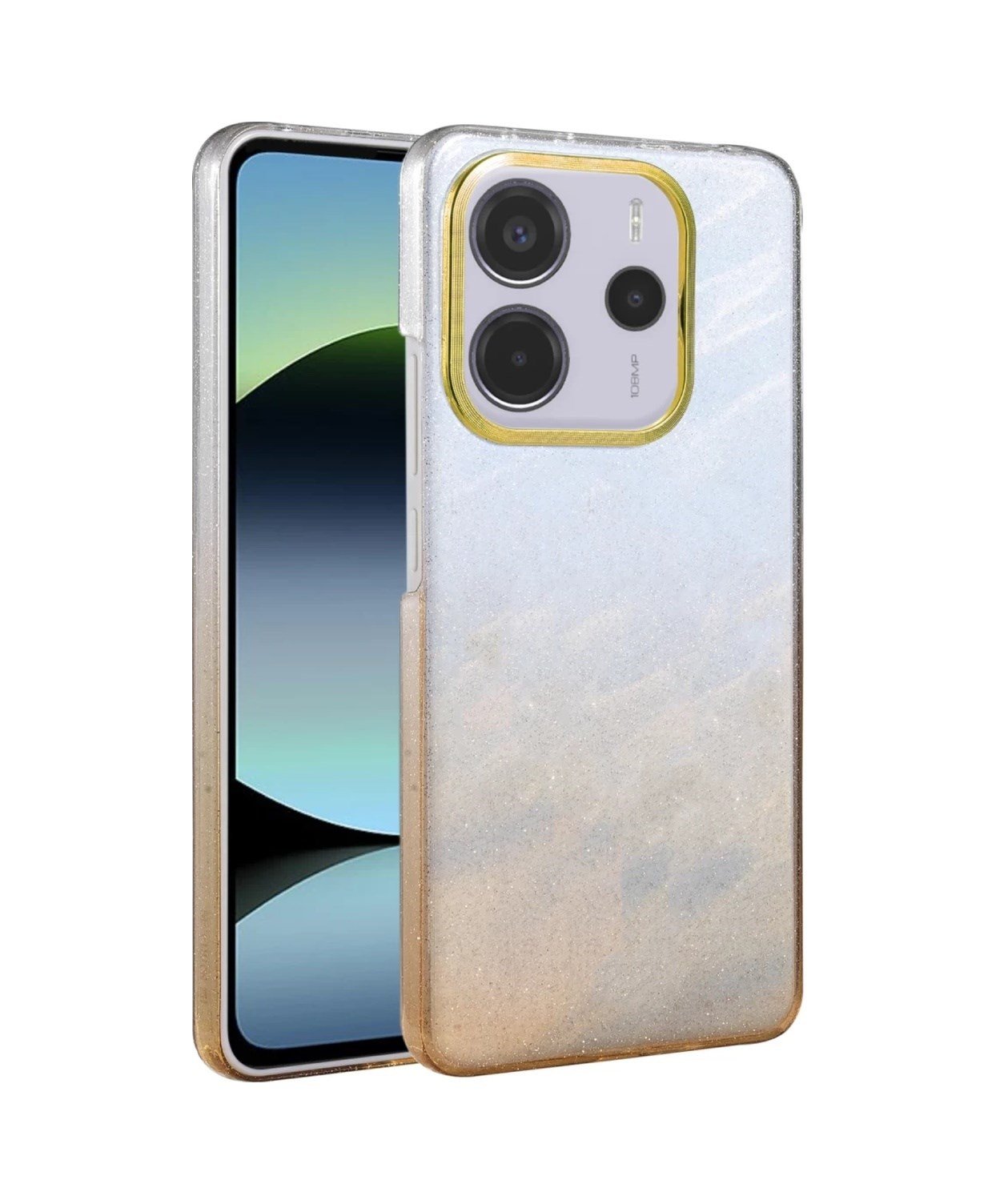 Xiaomi Redmi Note 14 4g Uyumlu Glossy Kapak - Çöl Titanyum Belirtilmemiş