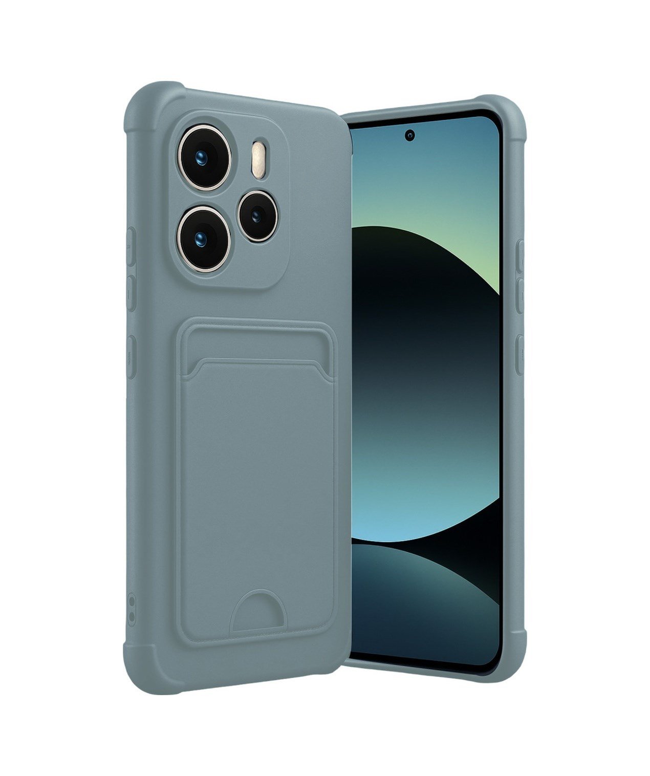 Xiaomi Redmi Note 14 4g Uyumlu Kelvin Kartvizitli Silikon - Açık Yeşil Belirtilmemiş