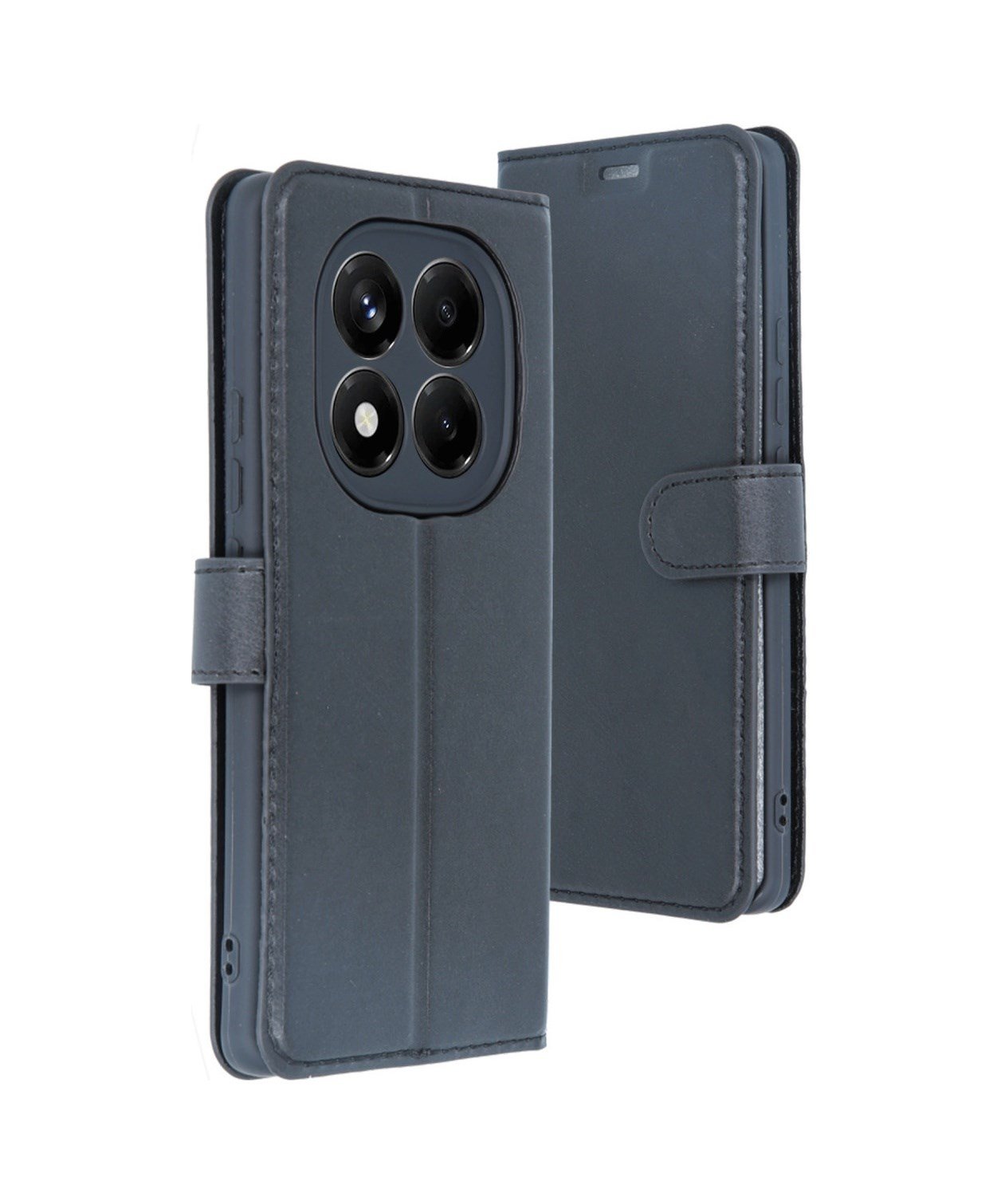 Xiaomi Redmi Note 14 4g Uyumlu Kılıf Trend S Plus Kapaklı Kılıf - Siyah Belirtilmemiş
