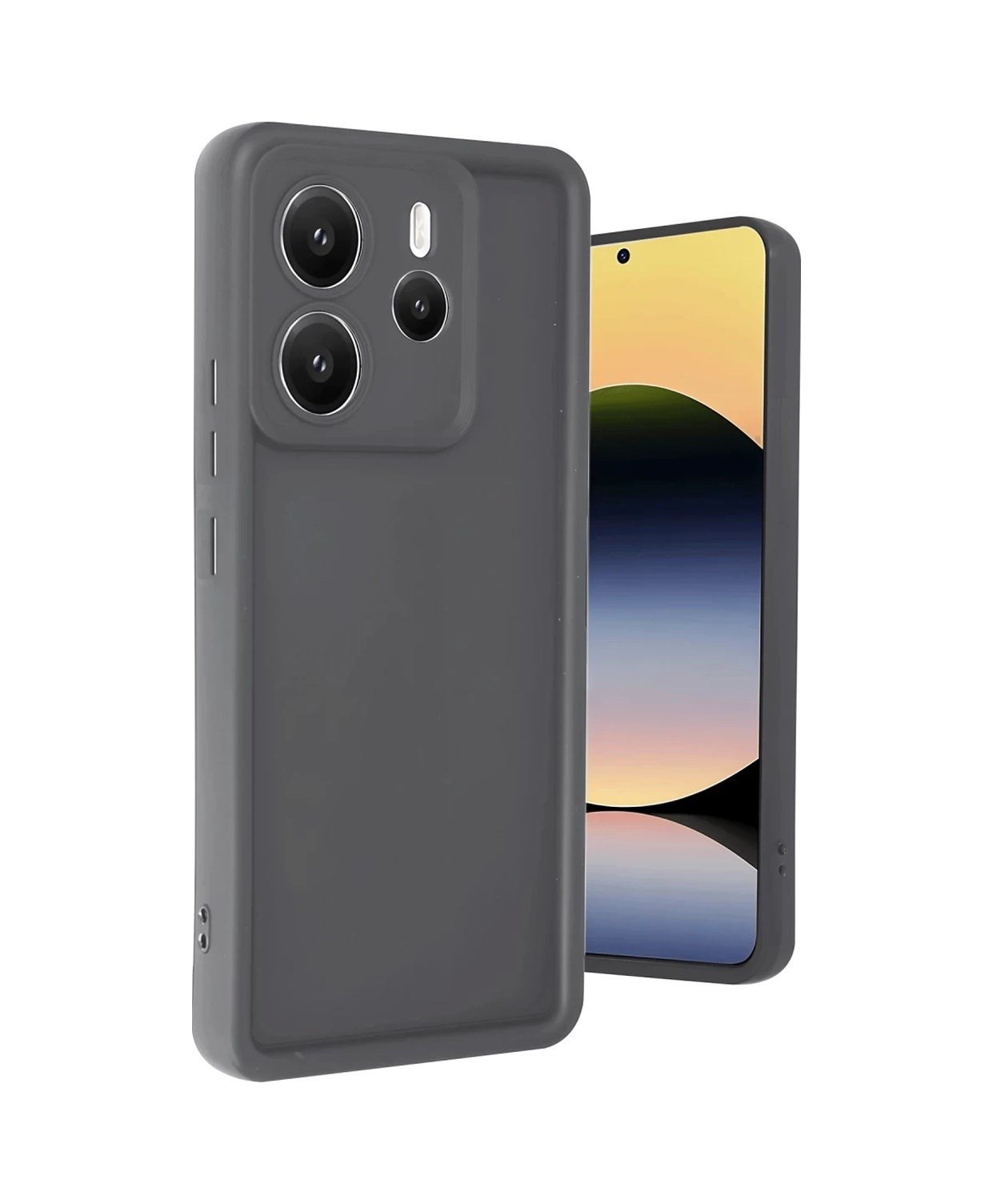Xiaomi Redmi Note 14 4g Uyumlu Kılıf Viera Silikon - Gri Belirtilmemiş